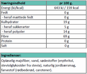Næringsindhold - jordbær sirup-3