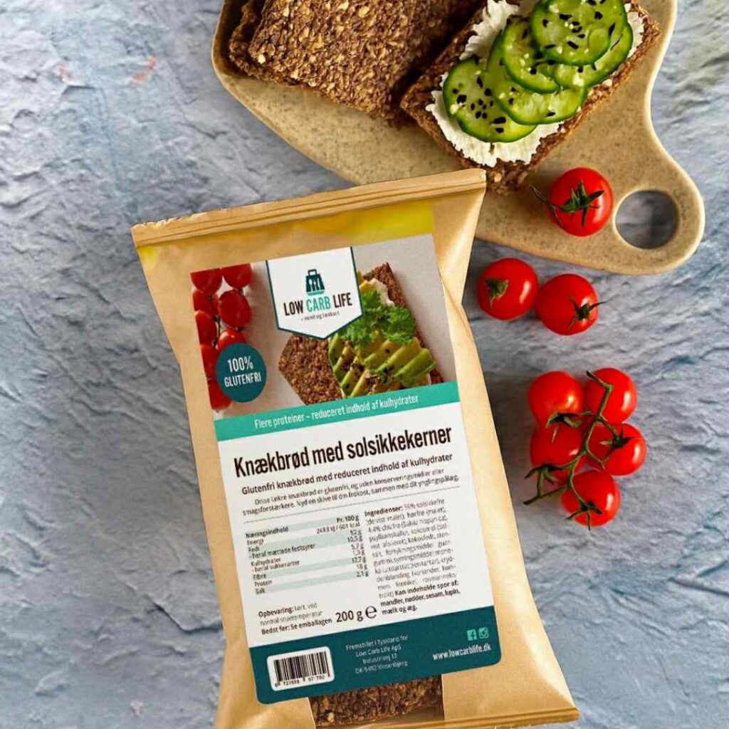 Knækbrød med solsikkekerner..