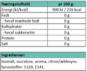 Hindbær bolcher (sukkerfri)..
