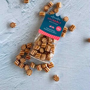 Karamel-saltlakrids bolcher (sukkerfri)