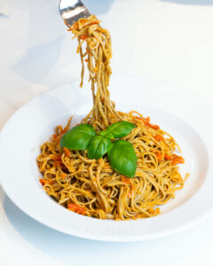 Spaghetti med salsiccia